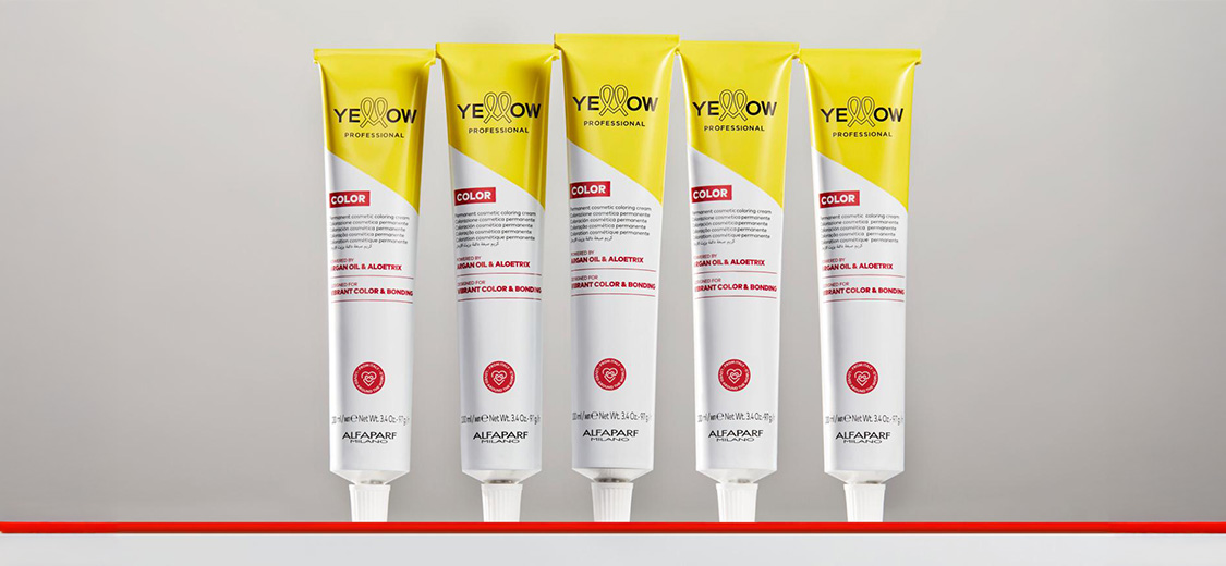Yellow Professional Hair Colour Range